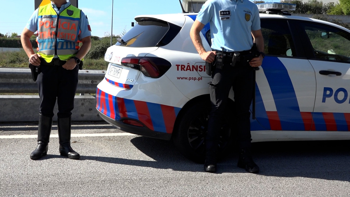 psp agente transito policia radar operacao velocidade estrada