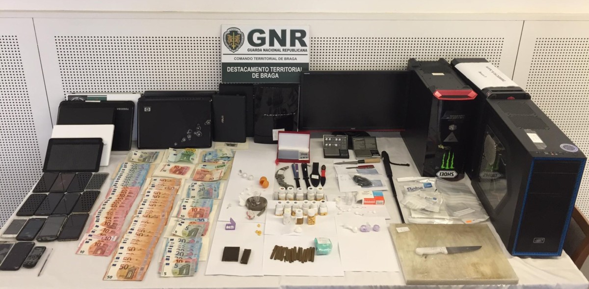GNR detém oito pessoas por tráfico de droga