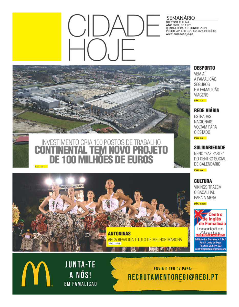 Edição de 19 de Junho de 2019