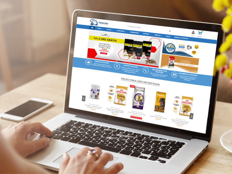 A loja de animais Portuguesa com vendas online à mais de 15 anos, é do Norte