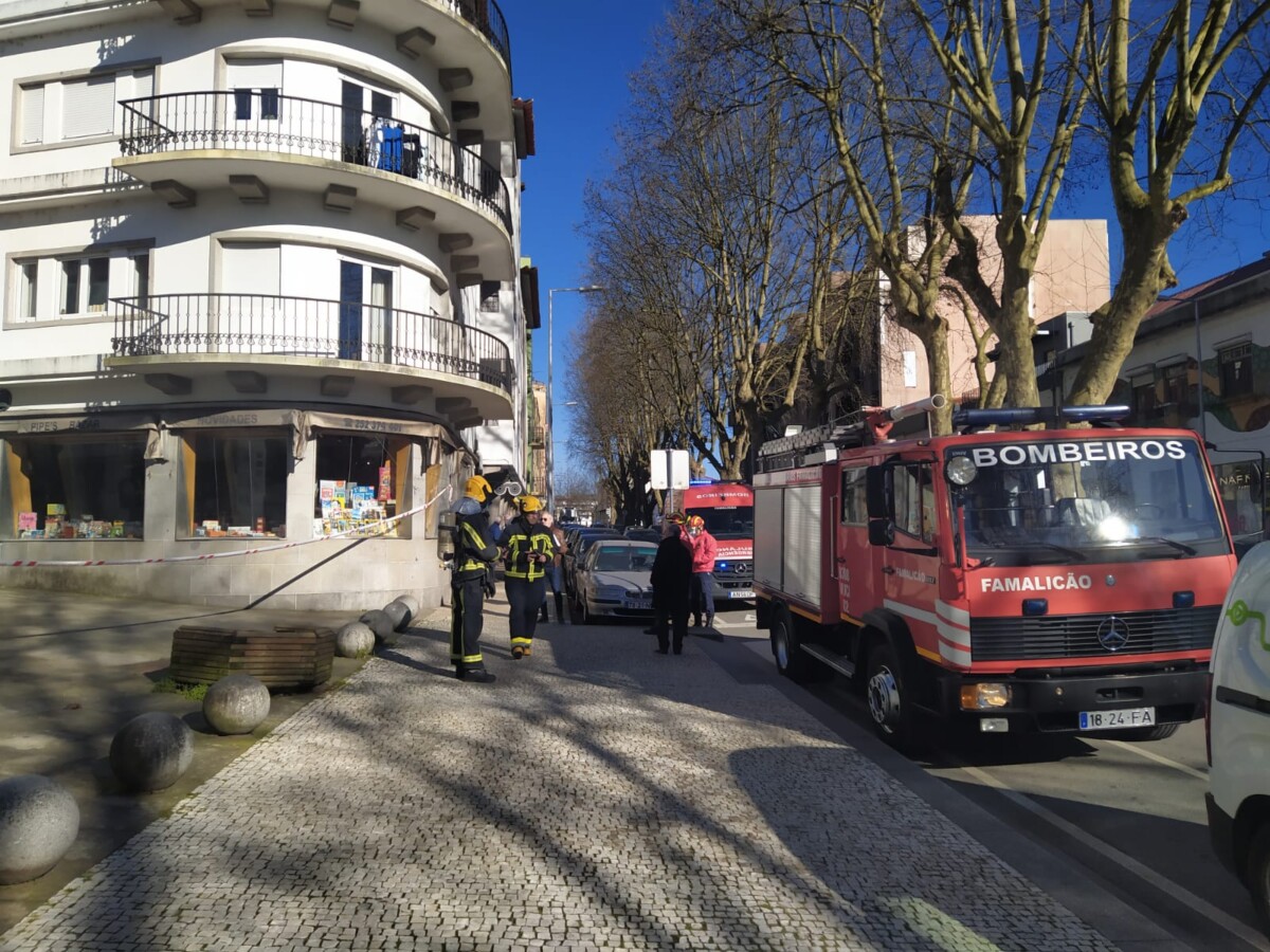 Famalicão: Fuga de gás no centro da cidade resolvida e sem feridos