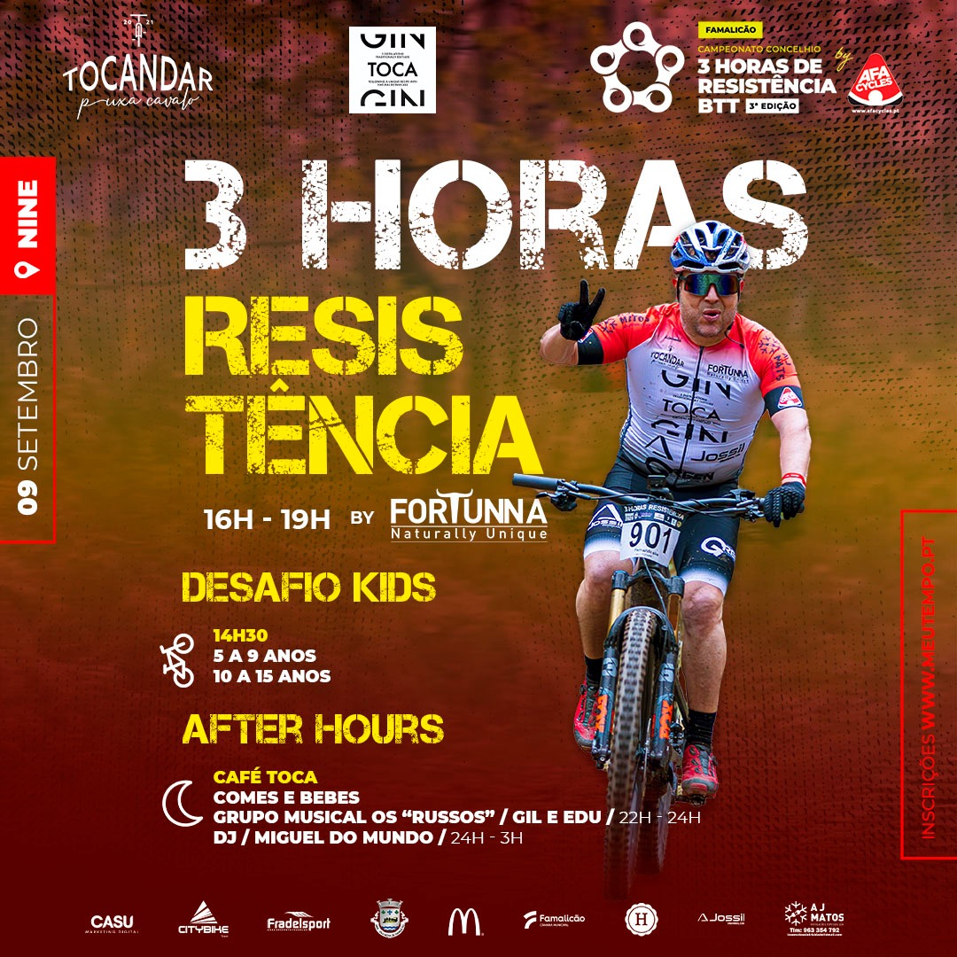 Famalicão: Abertas as inscrições para as 3 Horas de Resistência BTT TOCAndar