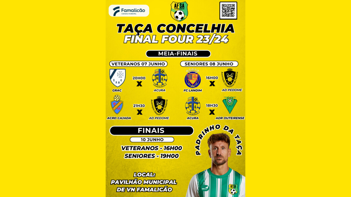 Festa do futsal famalicense continua na tarde de sábado