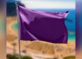 Bandeira roxa na praia? Saiba o que significa este aviso