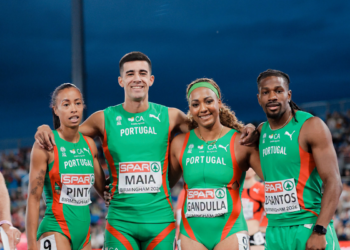 Famalicão: Gabriel Maia correu no Europeu nas estafetas 4×100 (mistas e masculina)
