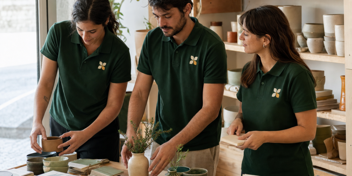 Pequenos negócios: como preparar vestuário de equipa sem criar stock desnecessário