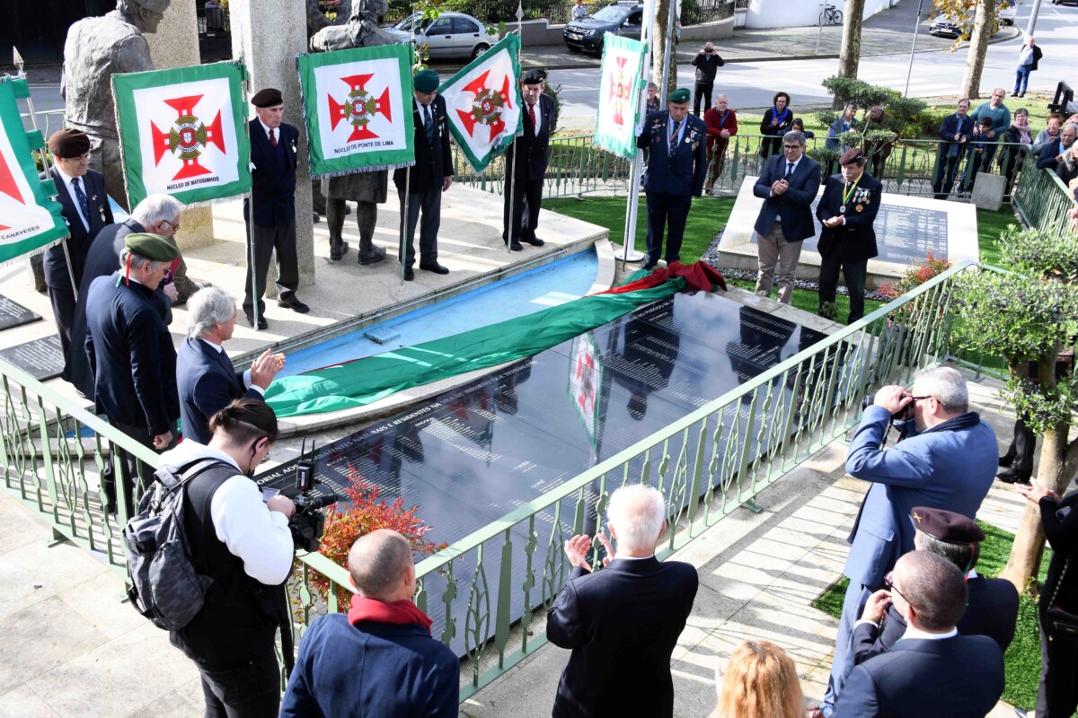 Famalicão: Liga de Ribeirão inaugura novo memorial de homenagem aos combatentes do Ultramar