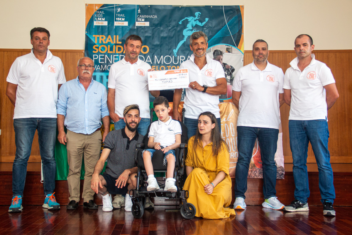 Solidariedade: Pequeno Tomás recebeu mil euros do Trail Penedo da Moura