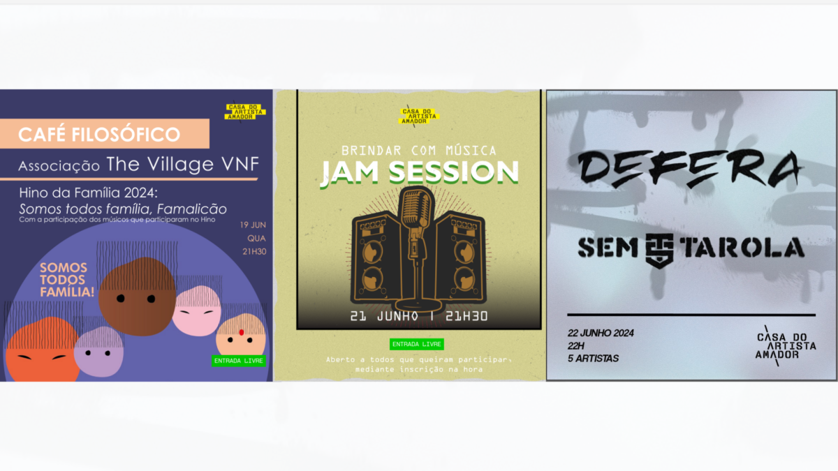 Famalicão: Programação da Casa do Artista Amador, esta semana