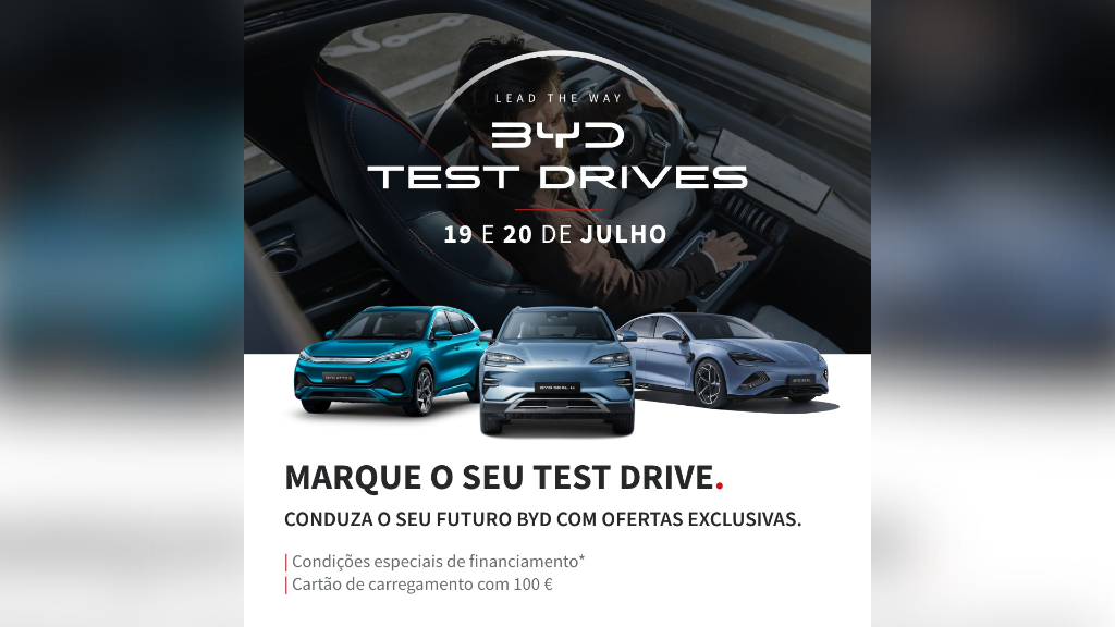 M. & Costas BYD com 2 dias de Test-Drives e de Ofertas Exclusivas
