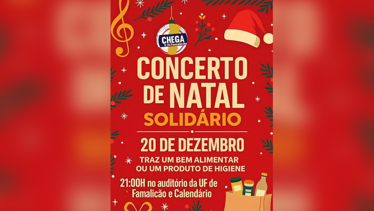 Famalicão: CHEGA realiza concerto solidário