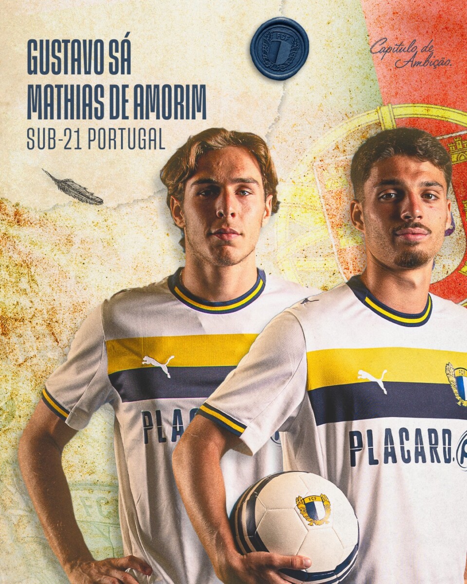 Mathias Amorim e Gustavo Sá chamados à Seleção sub-21
