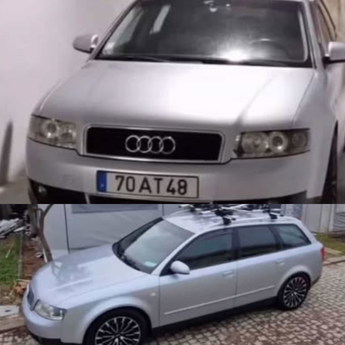 Carro furtado na vila de Joane